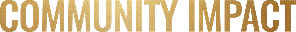 Community Impact Text Image